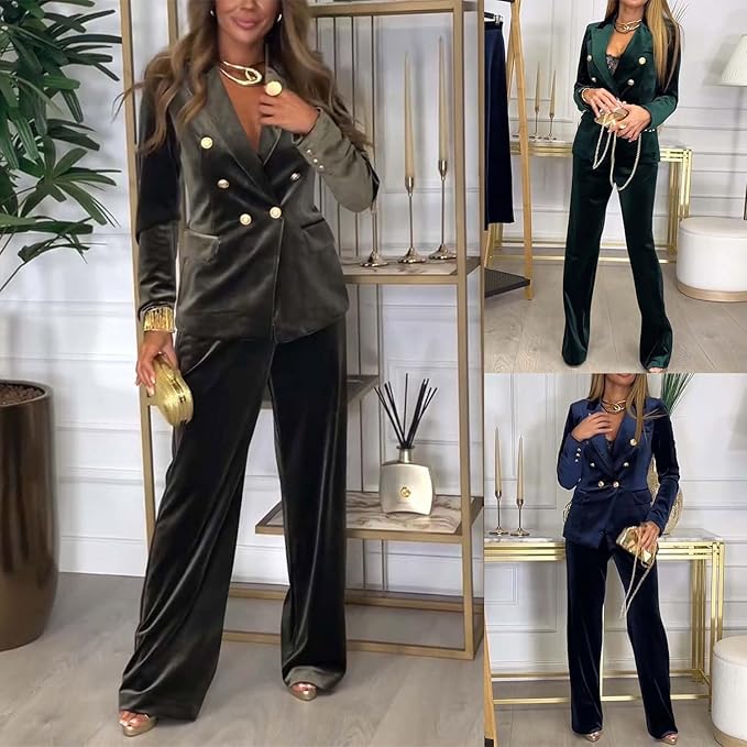 Conjunto Elegante de Terciopelo - Tacto increíblemente suave y una calidez superior