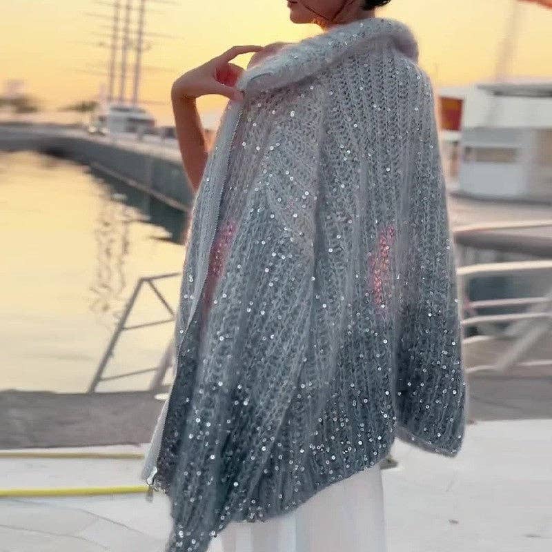 Suéter 'Luxe Zip' - Comodidad Oversize con Cuello Alto y Cremallera Brillante