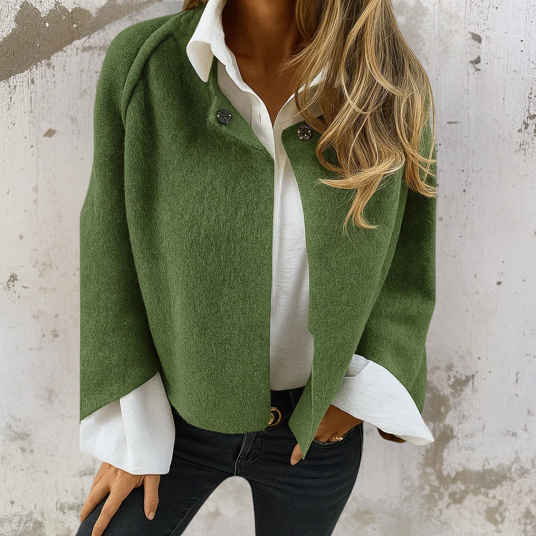 Chaqueta Corta Judith™: La Elegancia del Cachemira, la Protección Windproof