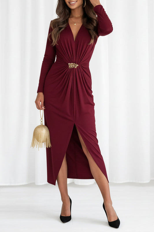 Vestido de Fiesta Maxi: Elegancia Sensual y Silueta Perfecta