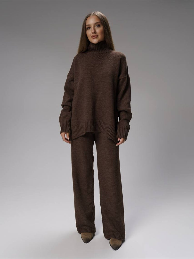 🧶 Conjunto de Punto Liso: Comodidad con Elevación Casual