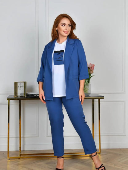 Conjunto 'Versatile Chic': Elegancia, Comodidad y el Traje Perfecto para Cada Silueta