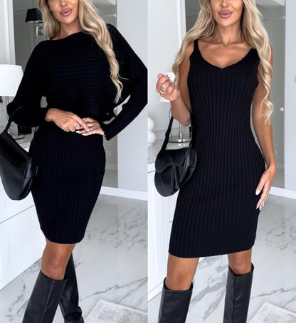 Elegancia Tejida: El Conjunto de Punto Body con Elástico