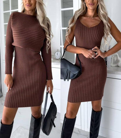 Elegancia Tejida: El Conjunto de Punto Body con Elástico