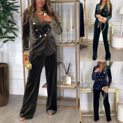 Conjunto Elegante de Terciopelo - Tacto increíblemente suave y una calidez superior