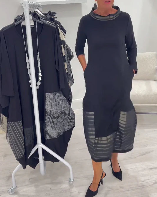 Vestido Modern Art: Elegancia con Personalidad Contemporánea