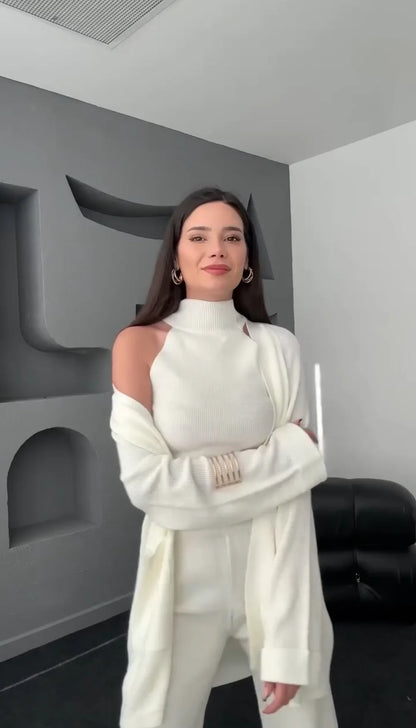 Conjunto Elegant Knit: Suavidad, Estilo y Equilibrio