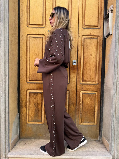 Conjunto Glam: Elegancia Nocturna con Brillo Sutil