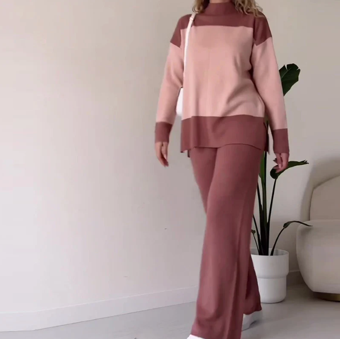 Conjunto Bicolor: Estilo sin Esfuerzo y Comodidad Elevada para el Día a Día