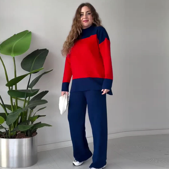 Conjunto Bicolor: Estilo sin Esfuerzo y Comodidad Elevada para el Día a Día