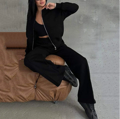 Conjunto Minimalista 'Winter Luxe': Estilo Holgado y Calidez Ultra-Suave
