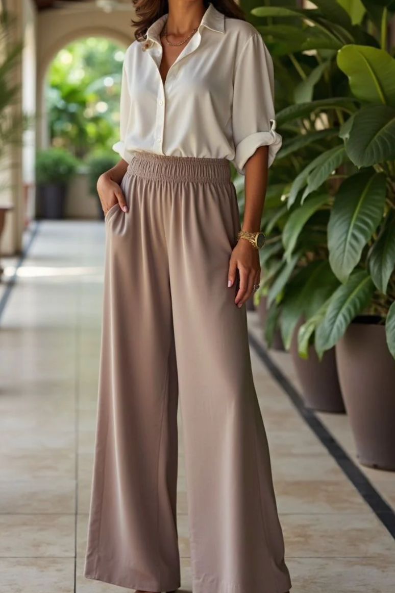 Pantalón Atenea: La Elegancia Atemporal en su Versión Más Cómoda y Ligera