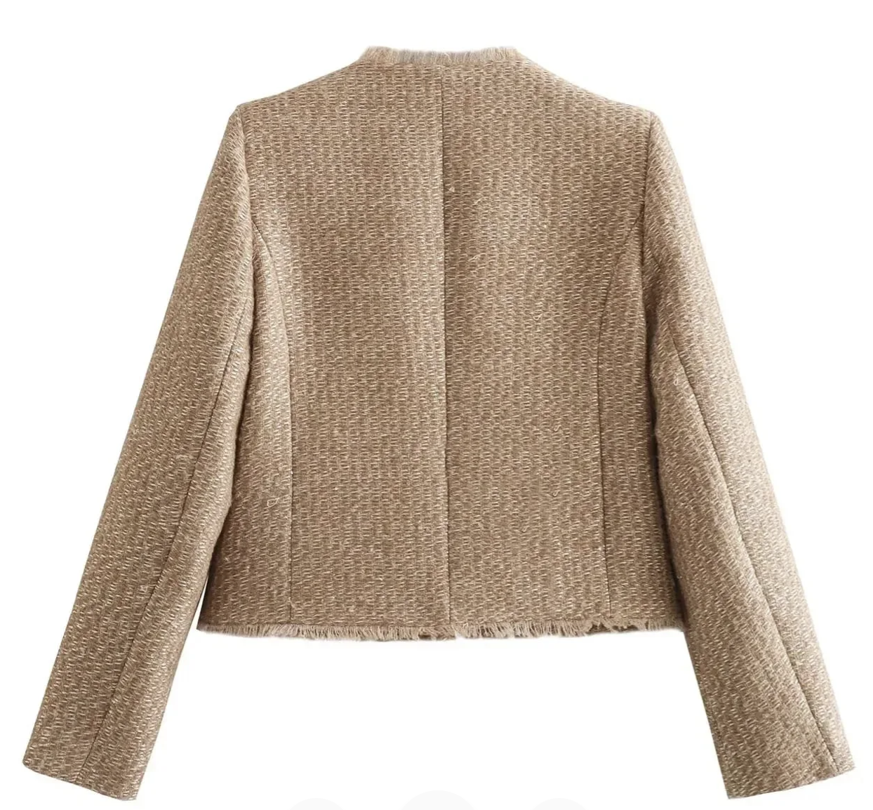 Chaqueta Lara™ | Tweed Vintage: Elegancia Atemporal con un Toque de Oro