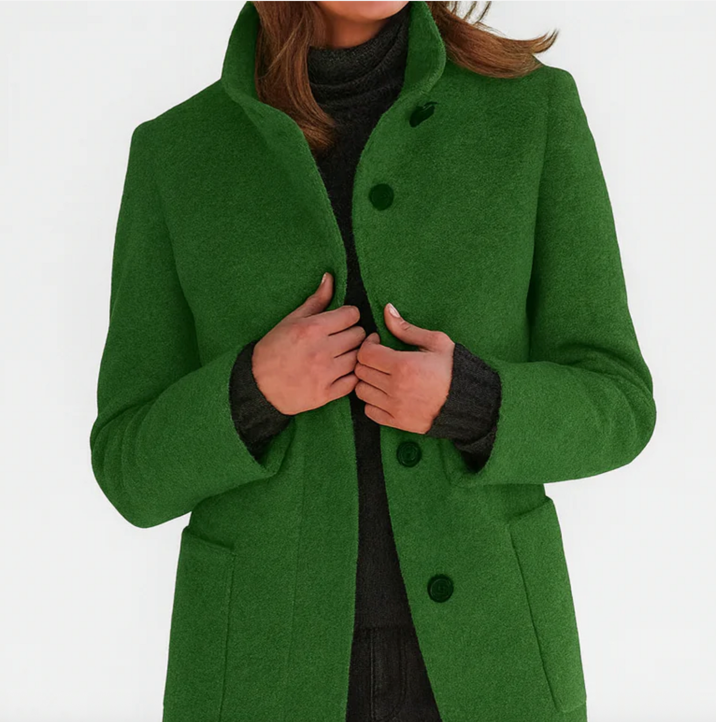 Abrigo 'Stijl': Calidez, Estilo Recto y Protección Moderna