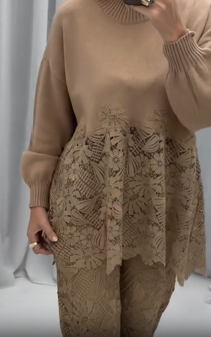 Conjunto Soft Lace™: Elegancia Natural con Comodidad Sofisticada