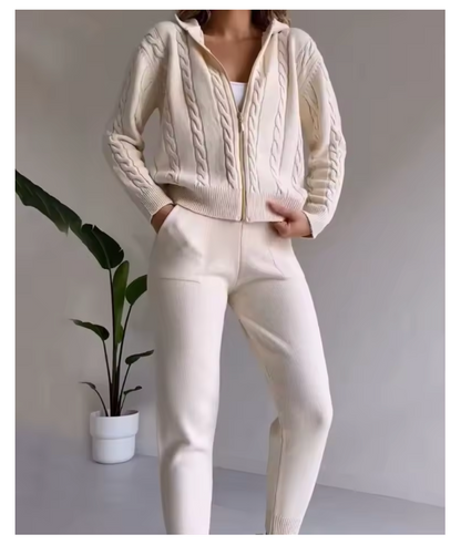 Conjunto de Punto: Lujo Urbano y Estilo Ajustado para Tu Día a Día