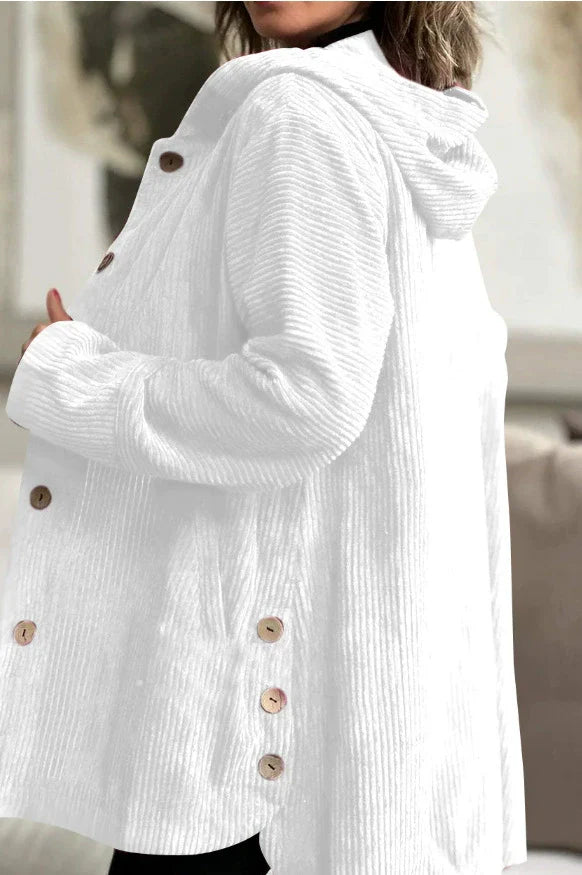 Chaqueta Corduroy Cozy Hood™ – Calidez, Textura y Estilo Atemporal