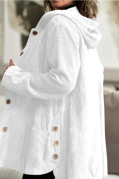 Chaqueta Corduroy Cozy Hood™ – Calidez, Textura y Estilo Atemporal