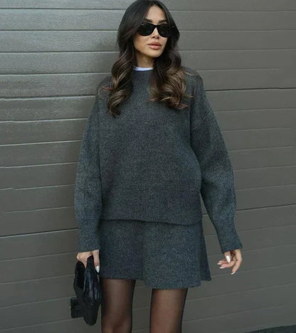 Conjunto Knit Éclat: Elegancia Natural y Confort en un Solo Look