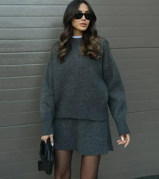 Conjunto Knit Éclat: Elegancia Natural y Confort en un Solo Look