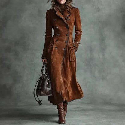 Trench Suede Heritage™ – Elegancia Atemporal en Gamuza Premium