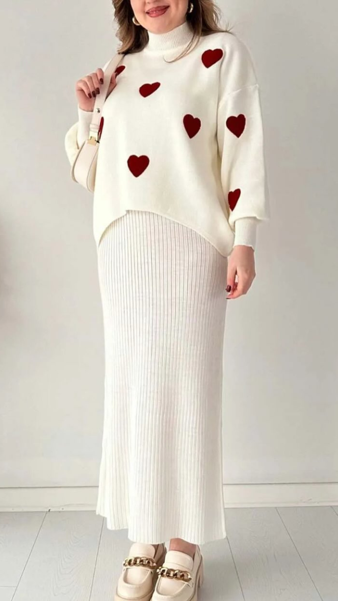 Conjunto Sweet Hearts Luxe™ – Romance, Suavidad y Estilo en Cada Paso