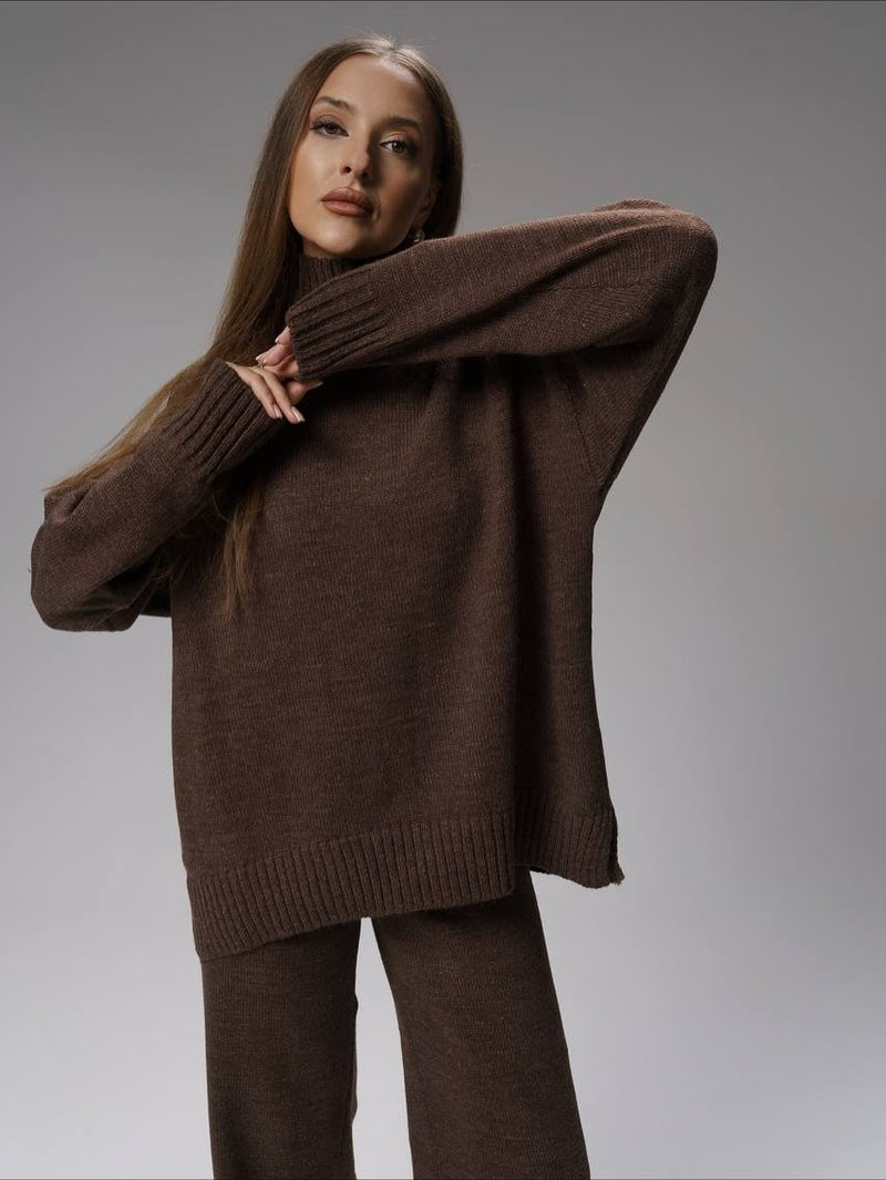 🧶 Conjunto de Punto Liso: Comodidad con Elevación Casual