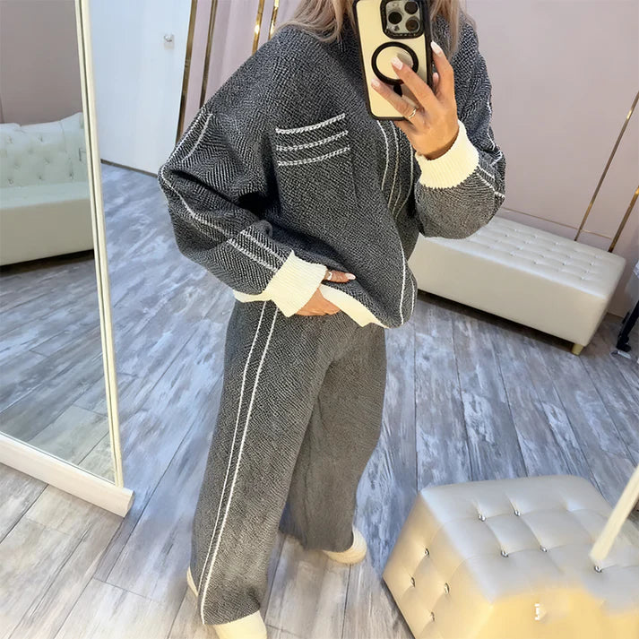 Conjunto Gray Set: Estilo Relajado con Toque Urbano