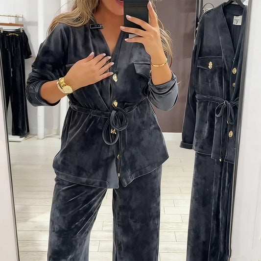 Conjunto VelSet: Suavidad, Brillo y Estilo Contemporáneo