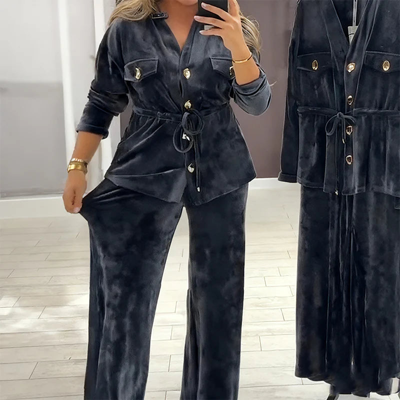 Conjunto VelSet: Suavidad, Brillo y Estilo Contemporáneo