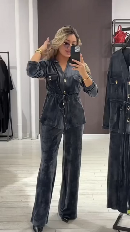 Conjunto VelSet: Suavidad, Brillo y Estilo Contemporáneo