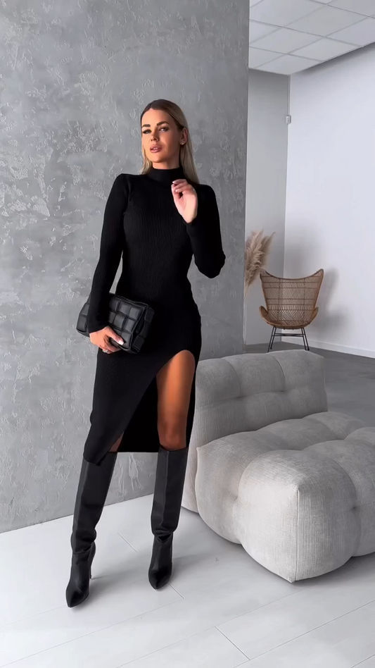 Vestido Knit Silhouette™ – Elegancia Minimalista que Define tu Figura