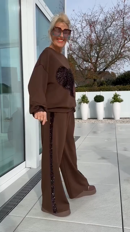 Conjunto Cozy Heart Luxe™ – Comodidad Chic con Estilo Romántico