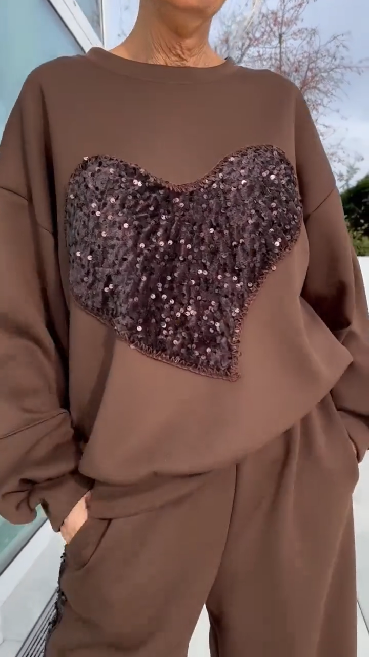 Conjunto Cozy Heart Luxe™ – Comodidad Chic con Estilo Romántico