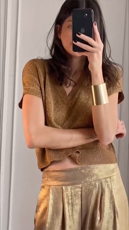 Conjunto Gold Set: Brillo Sofisticado con Elegancia Atemporal