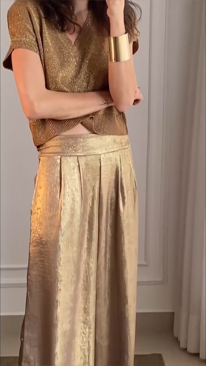 Conjunto Gold Set: Brillo Sofisticado con Elegancia Atemporal