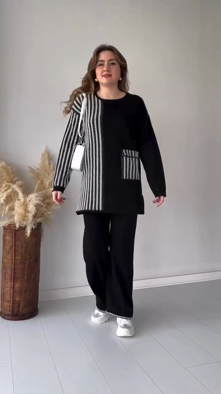 Conjunto Knit Line Premium™ – Estilo Moderno con Tejido Suave y Favorecedor