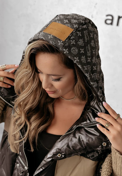 Chaqueta Puffer Knit Fusion™ – Estilo Atrevido, Texturas Premium y Máximo Confort